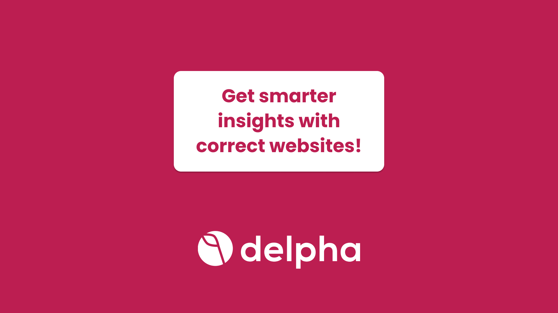 End users can download this Delpha conversation to ensure all team members have access to correct and up-to-date websites.